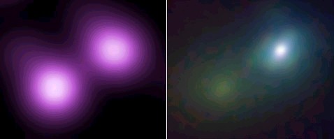  -    NGC 1260,    .    ,     : ,    -      -  ,    - ,    .  ,    ,         (Lick Observatory)   ,     ( NASA/CXC/UC Berkeley/N.Smith et al., Lick/UC Berkeley/J.Bloom & C.Hansen).