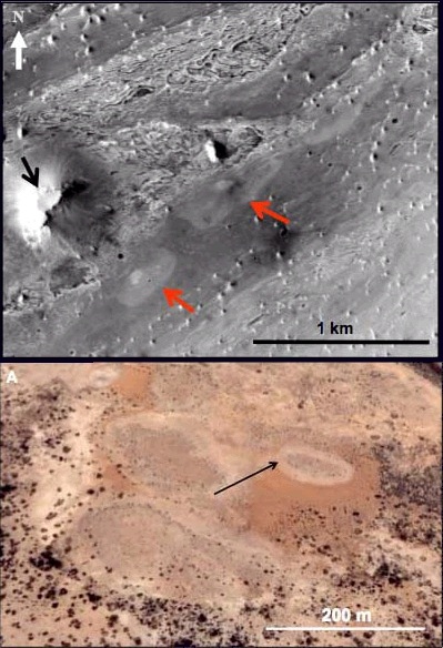            .  ( )  ,       ( NASA/MRO/HiRISE/C.Allen, D.Oehler).